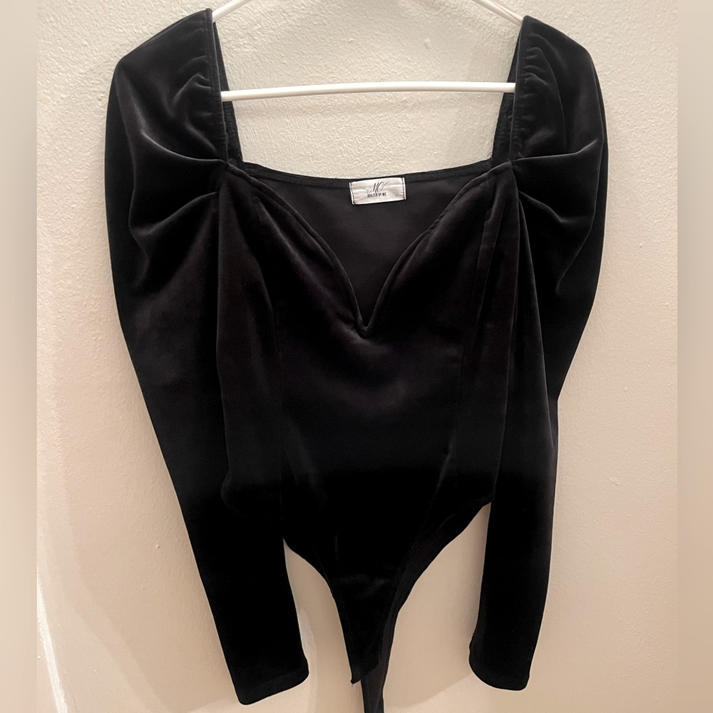Velvet bodysuit